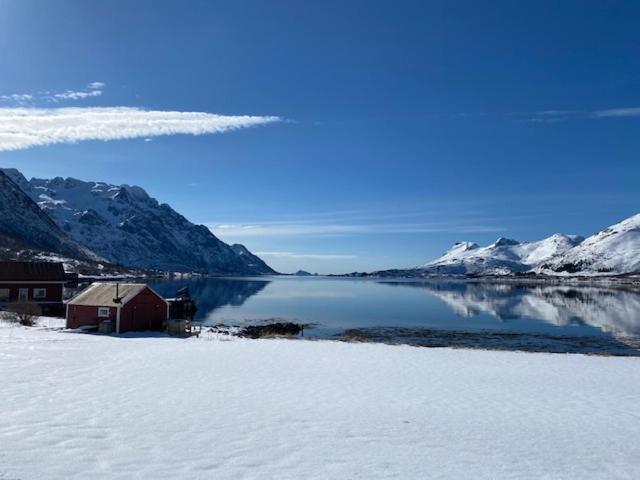 Unique And Charming House At The Foot Of Lofoten'S Highest Mountain سفولفير المظهر الخارجي الصورة